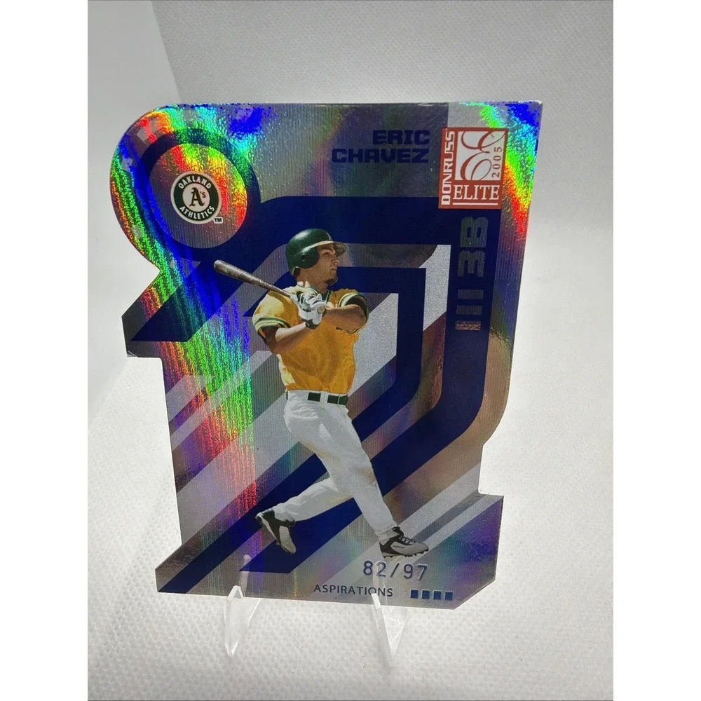 2005 Donruss Elite - Eric Chavez #107 Aspirations 82 /97 - Oakland A's MLB‎